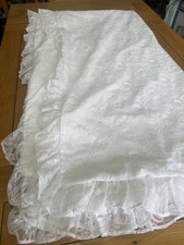 Vintage white lace for sale  SWINDON
