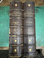 ZELL'S Popular Encyclopedia Dictionary  Volume I & II  1871 As Found Condition segunda mano  Embacar hacia Argentina