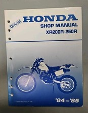 Honda XR200R XR250R manual de loja de serviço 1984-1985 XR 200 250 original do fabricante comprar usado Honda XR200R XR250R manual de loja de serviço 1984-1985 XR 200 250 original do fabricante comprar usado  Enviando para Brazil