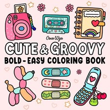 Cute groovy coloring for sale  UK