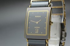 Usado, [Quase perfeito] Relógio unissex Rado DiaStar 160.0281.3N quartzo cerâmica ouro preto  comprar usado  Enviando para Brazil