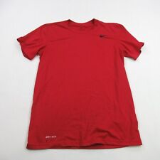 Camisa Nike masculina pequena manga curta Swoosh gola redonda corte atlético casual vermelha comprar usado  Enviando para Brazil
