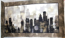 Painel City Skyline algodão marrom cinza galáxia de gráficos Katrina Craven comprar usado  Enviando para Brazil