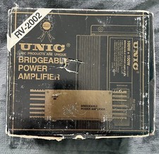 Amplificador de potência ponte vintage 1980 UNIC modelo RV-2002 NOVO NA CAIXA comprar usado  Enviando para Brazil