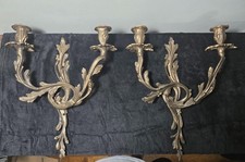 wall brass 2 sconces for sale  Scranton