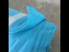 Teal satin habutae for sale  SWINDON