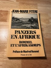 Livre panzers afrique d'occasion  Frontignan
