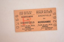 Railway ticket morecambe for sale  BANBURY