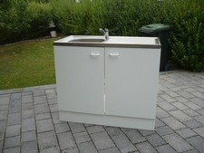 Spülenschrank 100 weiß gebraucht kaufen  Körle