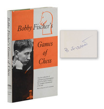 Bobby Fischer's Games of Chess BOBBY FISCHER ~ Signed First UK Edition 1959 1st, usado comprar usado  Enviando para Brazil