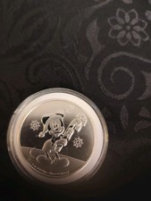 Silbermünze mickey mouse gebraucht kaufen  Halle