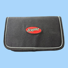Scrabble Jogo de Palavras Cruzadas Folio Edição de Viagem Estojo com Zíper Mini Snap Tiles 2001 comprar usado  Enviando para Brazil