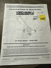 Yard man model for sale  Bend