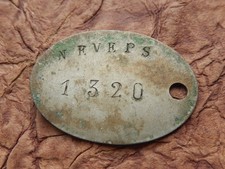 Plaque identite militaire d'occasion  Aubenas