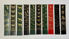 Vintage leather bookmarks for sale  FARNHAM