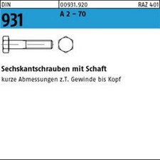 Din 931 sechskant gebraucht kaufen  Berlin