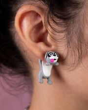 Pugged pug earrings for sale  Pompton Lakes