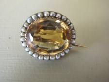 Antique victorian citrine for sale  HENLEY-ON-THAMES