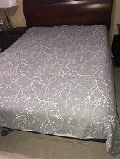 Gray duvet queen for sale  Humble
