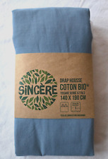 Drap housse bleu d'occasion  Courville-sur-Eure