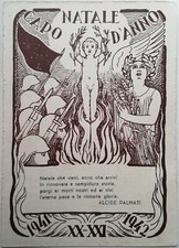 Cartolina alcide palmati usato  Roma