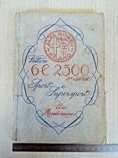 Raro manuale uso usato  Santena