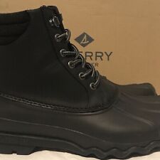 Usado, NOVAS Botas Sperry Top Sider Masculinas Tamanho 7.5 M Avenue Duck Pretas STS23428 comprar usado  Enviando para Brazil