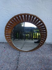 Miroir rotin vintage d'occasion  Grand'Combe-Châteleu