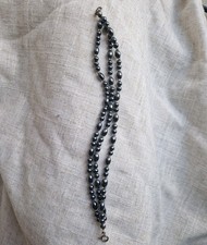 Row hematite beaded for sale  NEW MALDEN