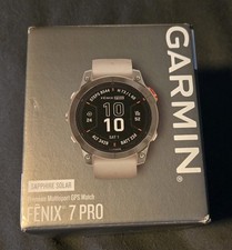 Usado, Garmin Fenix 7 Pro safira solar titânio neblina cinza/laranja brasa comprar usado  Enviando para Brazil