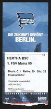 Ticket 2018 hertha gebraucht kaufen  Deutschland