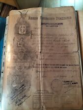 Documento antico regio usato  Oliveto Lario