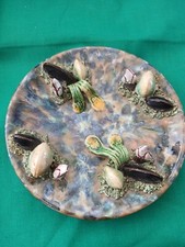 Prato tipo Palissy antigo. comprar usado  Enviando para Brazil