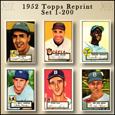 1952 topps reprint for sale  USA