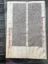1250 medieval vellum for sale  Cape Coral