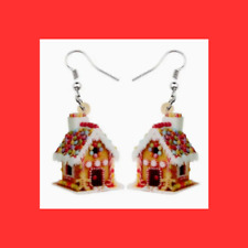 Gingerbread house earrings for sale  Titusville