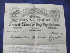 Alter geschäftsbrief wamsler gebraucht kaufen  Rückersdorf