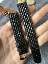  Pasek do zegarka w stylu vintage tropic, czarny, nos, 18 mm najwyższa jakość od alaska v11  na sprzedaż  Wysyłka do Poland