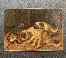 Chromo chromolithograph advert d'occasion  Expédié en Belgium