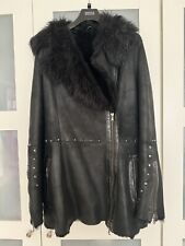 Sheepskin shearling coat for sale  LONDON