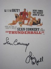 Thunderball signed movie for sale  Laguna Woods
