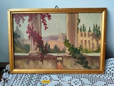 Vecchio dipinto tavola usato  Roma