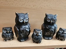 Eulen figuren aluminiumguss gebraucht kaufen  Lengerich