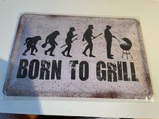 Retro blechschild born gebraucht kaufen  Monheim