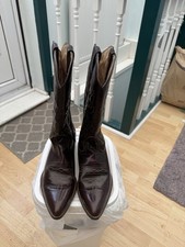 Men leather cowboy for sale  HENGOED