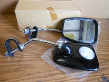 NOS Vintage Preto 7/8" Clipe de Barra em Espelhos de Motocicleta Japão Cafe Racer M1420 comprar usado  Enviando para Brazil