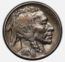 1917-S Buffalo Nickel Tough Choice AU++ Better Date San Francisco Issue Buffalo comprar usado  Enviando para Brazil