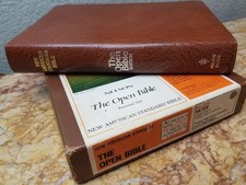 Usado, The Open Bible NASB Genuine Cowhide Red Letter Cyclopedic Index VERY GOOD L@@K🌟 comprar usado  Enviando para Brazil