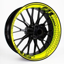 Moto felgenbettaufkleber 4er d'occasion  Expédié en France