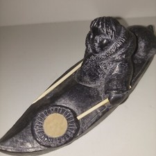 Um boneco de pedra original escultura selo caçador em caiaque. Wolf Orig 6,25" sem marca?, usado comprar usado  Enviando para Brazil